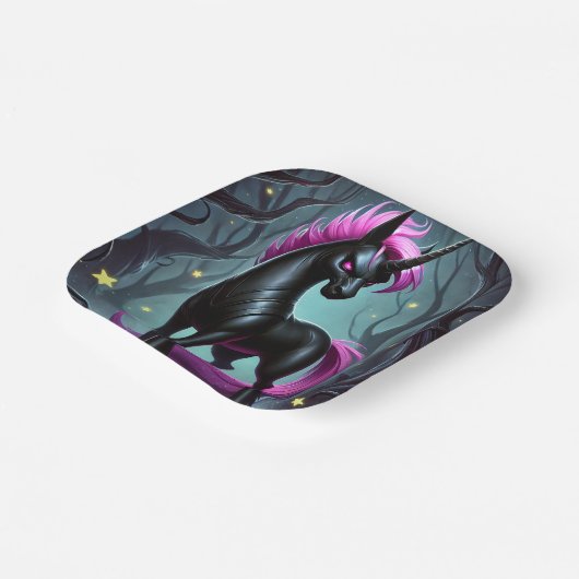 Unicorn Art Papieren Bordje (Gebogen)