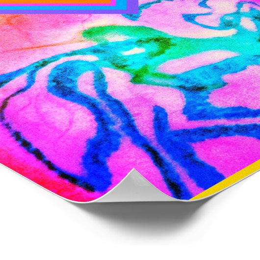 UNICORN ART POSTER W/ NAMES (Hoek)