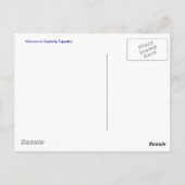 Unicorn Art - "The Unicorn in Captivity" Briefkaart (Achterkant)