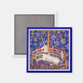 Unicorn Art - "The Unicorn in Captivity" Magneet (Voorkant / Achterkant)