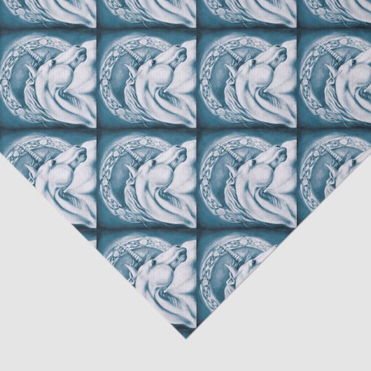 Unicorn Art Tissuepapier (Detail)