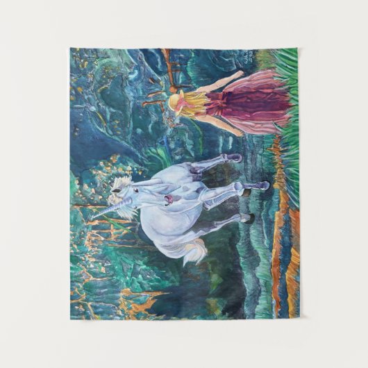 Unicorn Art Wandkleed (Voorkant)