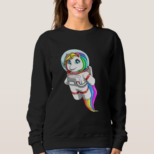 Unicorn as Astronaut Trui (Voorkant)