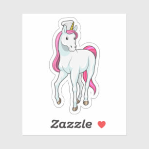Unicorn as Cook with Chef hat Sticker