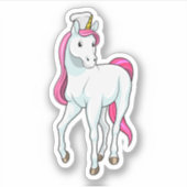 Unicorn as Cook with Chef hat Sticker (Voorkant)