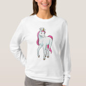 Unicorn as Cook with Chef hat T-shirt (Voorkant)