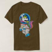 Unicorn Astronaut Space T-shirt (Design voorkant)