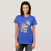 Unicorn Astronaut Space T-shirt (Voorkant volledig)