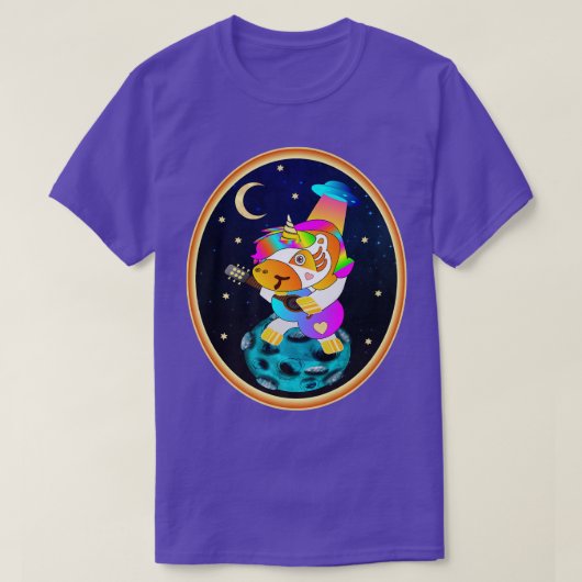 UNICORN ASTRONAUT T-SHIRT (Design voorkant)