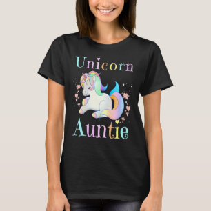 Unicorn Auntie Birthday Squad Women Girls tante Ma T-shirt