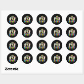 Unicorn Autism Awareness Ronde Sticker (Vel)