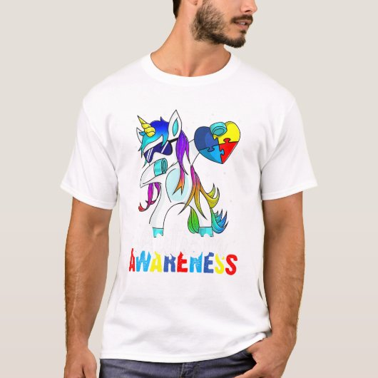 Unicorn Autism Awareness T-shirt (Voorkant)