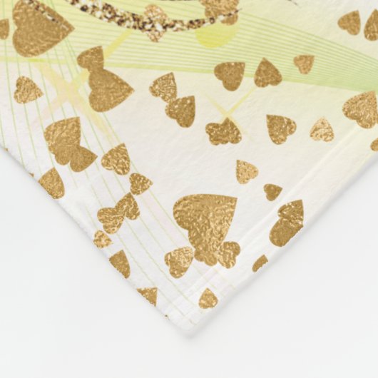 Unicorn Baby Blanket Fleece Deken (Hoek)