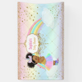 Unicorn Baby shower banner (Verticaal)