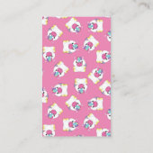 Unicorn Baby shower Books for Baby Informatiekaartje (Achterkant)