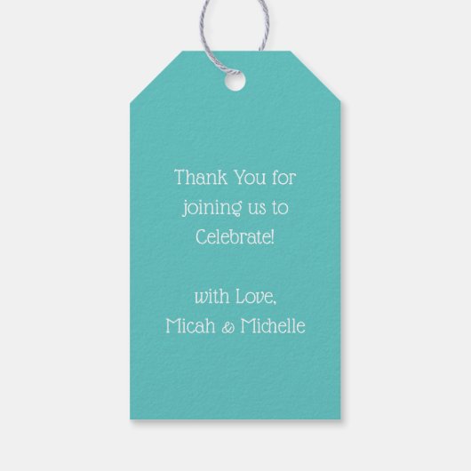 Unicorn Baby shower Cadeaulabel (Achterkant)