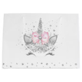 Unicorn Baby shower Groot Cadeauzakje (Voorkant)
