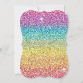 Unicorn Baby Shower Invitaties Kaart (Achterkant)