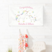Unicorn Baby shower Pastel Rainbow Cute Spandoek (Insitu)