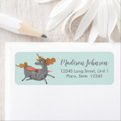 Unicorn | BABY SHOWER | Retouradreslabels Etiket (Insitu)