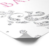 Unicorn Baby shower Sign Poster (Hoek)