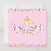 Unicorn Baby shower Uitnodiging (Voorkant)