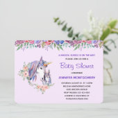  Unicorn-Baby shower voor moeder en Baby Kaart (Staand voorkant)