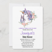  Unicorn-Baby shower voor moeder en Baby Kaart (Voorkant)