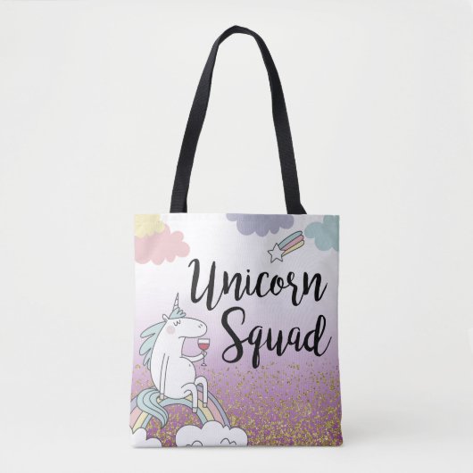 Unicorn Bachelorette Tas (Voorkant)