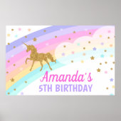 Unicorn Backdrop Poster (Voorkant)