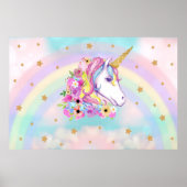 Unicorn backdrop-poster poster (Voorkant)