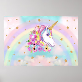 Unicorn backdrop-poster poster