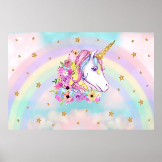 Unicorn backdrop-poster poster (Voorkant)