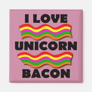 Unicorn Bacon Funny Fridge Magnet koelkast