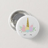  unicorn badge ronde button 3,2 cm (Voorkant /achterkant)
