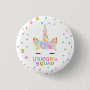 Unicorn Badge Unicorn Squad Unicorn Favor Pin Ronde Button 3,2 Cm
