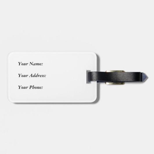 Unicorn Bagagelabel (Achterkant horizontaal)