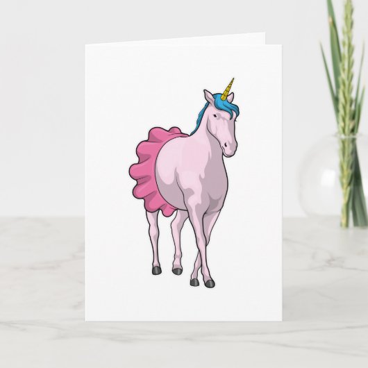 Unicorn Ballerina Ballet Kaart (Voorkant)