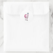 Unicorn Ballerina Ballet Ronde Sticker (Tas)