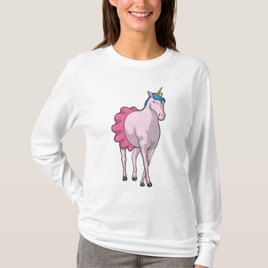 Unicorn Ballerina Ballet T-shirt (Voorkant)