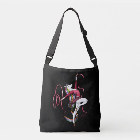 Unicorn Ballerina Crossbody Tas (Voorkant)