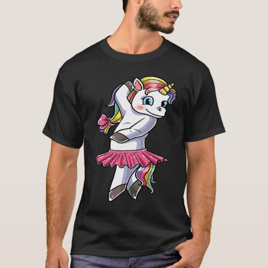 Unicorn Ballet Dance Ballerina Dancing Danseuse  1 T-shirt (Voorkant)