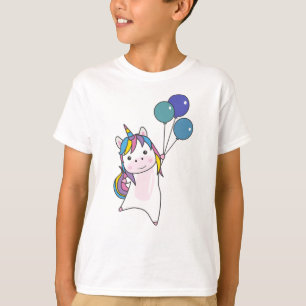 Unicorn-ballonnen ballonnen luiden dieren uit voor t-shirt