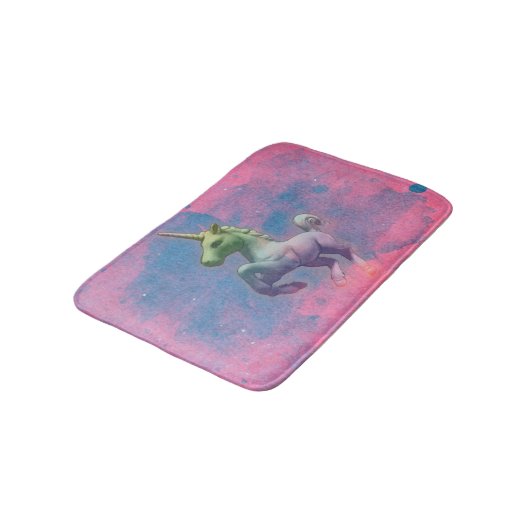 Unicorn Bath Mat (Cupcake Pink) (Gekanteld)