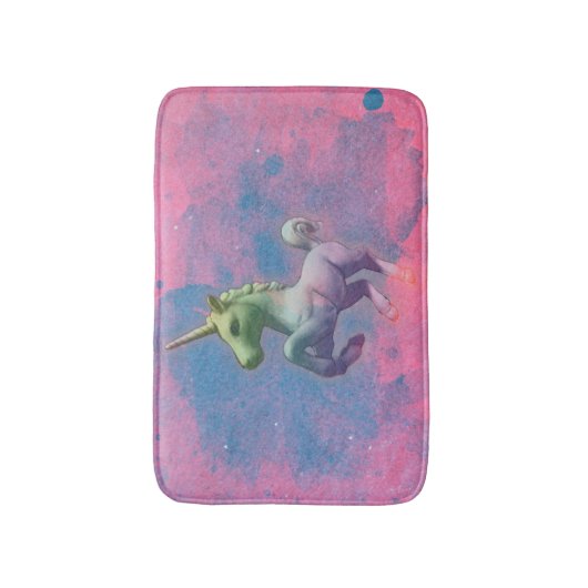 Unicorn Bath Mat (Cupcake Pink) (Voorkant Verticaal)