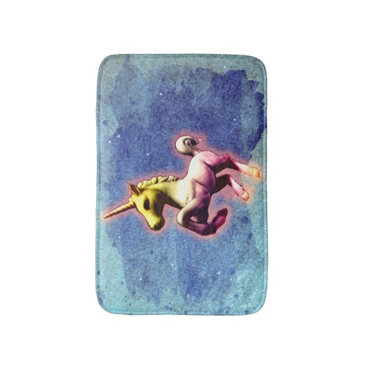Unicorn Bath Mat (Galaxy Shimmer) (Voorkant Verticaal)