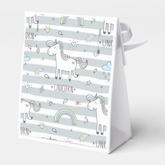 Unicorn Bedankdoosjes (Achterkant)
