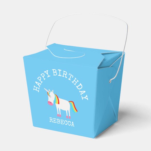 Unicorn Bedankdoosjes (Voorkant Zijde)