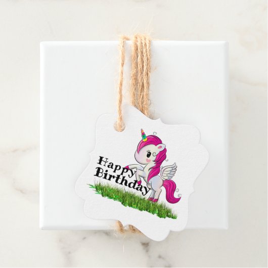 Unicorn Bedankjes Labels (In situ)