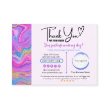 Unicorn Bedankt Visitekaartje voor ambachtelijke z